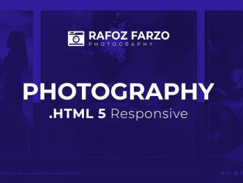 Rafoz Photography HTML Template Yazı Tipi