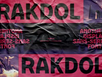 Rakdol - Display Sans Serif Fonts Yazı Tipi