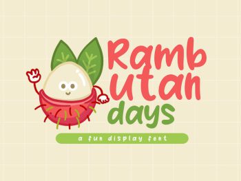 Rambutan Days Yazı Tipi