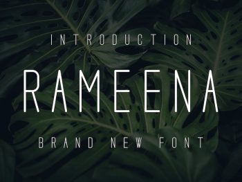 Rameena font Yazı Tipi