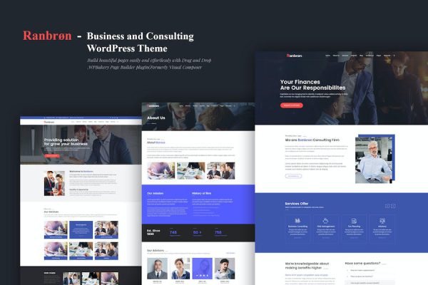 Ranbron - Business and Consulting WordPress Teması