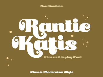 Rantic Kafis – Display Classic Font Yazı Tipi