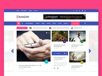 Ranzim - Magazine/News Responsive HTML Template Yazı Tipi