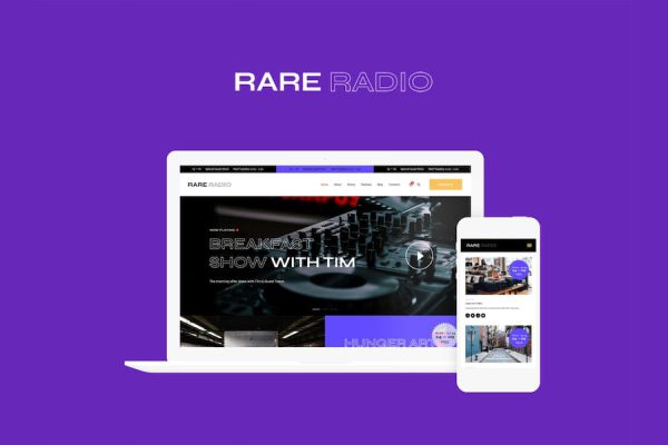 Rare Radio WordPress Teması