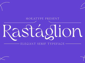 Rastaglion - Fluid Display Serif Yazı Tipi