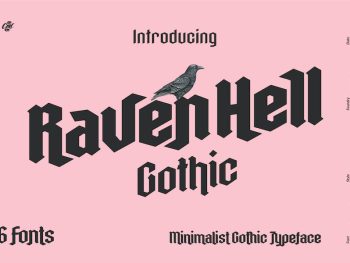 Raven Hell Gothic Yazı Tipi