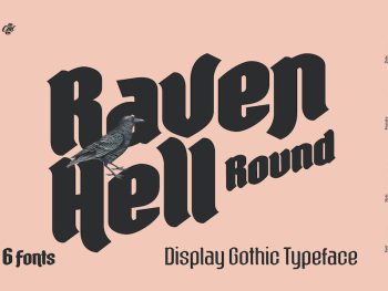 Raven Hell Round Yazı Tipi