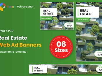 Real Estate Banners Google Web Designer Yazı Tipi