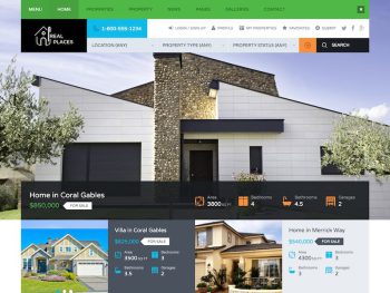 Real Places - HTML5 Template for Real Estate Yazı Tipi