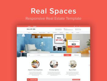 Real Spaces - Responsive Real Estate Template Yazı Tipi