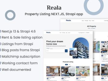 Reala - Property Listing NEXT.JS