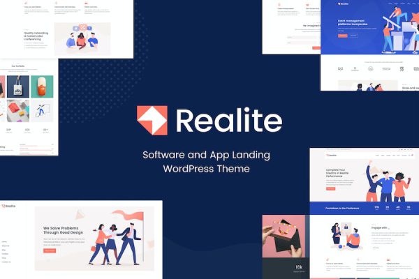 Realite - Fresh Startup Business Theme WordPress Teması