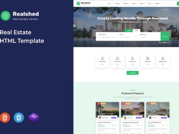 Realshed - Real Estate HTML Template Yazı Tipi