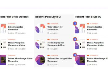 Recent Posts Widget for Elementor WordPress Eklentisi