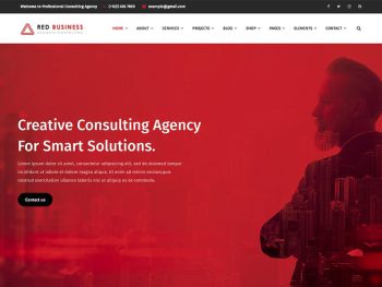 RedBiz - Finance & Consulting Multi-Purpose WordPr WordPress Teması