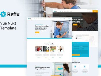 Refix - Vue Nuxt Fridge & Freezer Repair Company Yazı Tipi