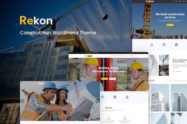 Rekon - Construction WordPress Teması