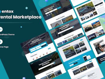 Rental Marketplace - Entox WordPress Teması