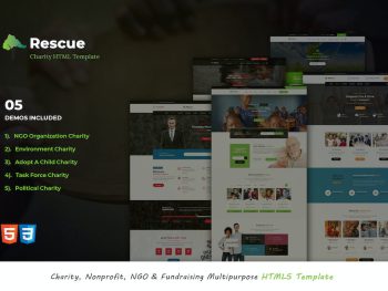 Rescue - Nonprofit Multipurpose HTML5 Template Yazı Tipi