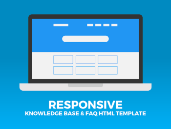 Responsive Knowledge Base & FAQ HTML Template Yazı Tipi