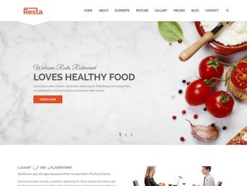 Resta - Restaurant HTML Template Yazı Tipi