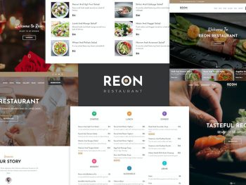 Restaurant Food Cafe - Reon WordPress Teması