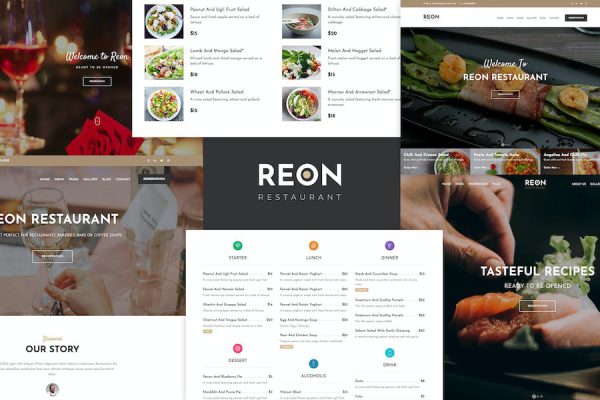 Restaurant Food Cafe - Reon WordPress Teması