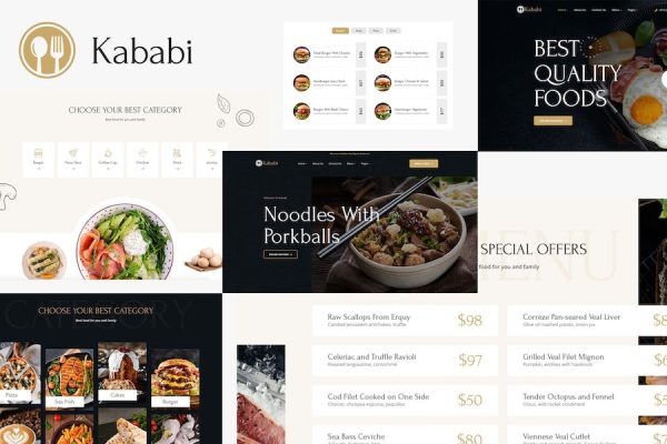 Restaurant - Kababi WordPress Teması