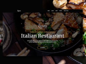 Resteto - One-page Restaurant Premium Template Yazı Tipi