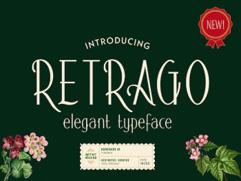 Retrago - Elegant Display Yazı Tipi