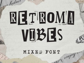 Retroma Vibes - Mixed Font Yazı Tipi