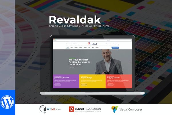 Revaldak - Printing Services WordPress Teması