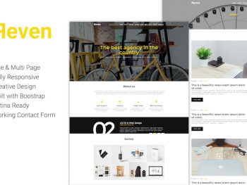 Reven - Creative Agency One & Multi Page Yazı Tipi