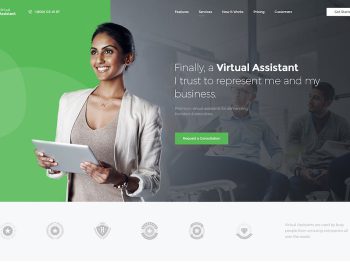 Revirta - Virtual Assistant WordPress Teması
