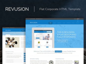 Revusion - Flat Corporate HTML Template Yazı Tipi