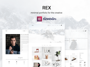 Rex - Minimal  Portfolio Theme WordPress Teması