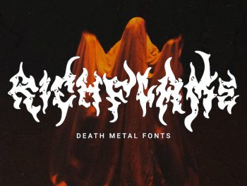 Richflame - Death Metal Fonts Yazı Tipi