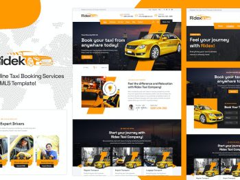 Ridek - Online Taxi Booking Service HTML5 Template Yazı Tipi