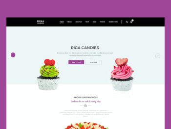Riga - Candy & Sweets HTML Template Yazı Tipi