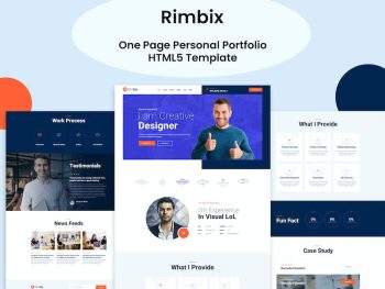 Rimbix - Personal Portfolio HTML5 Template Yazı Tipi