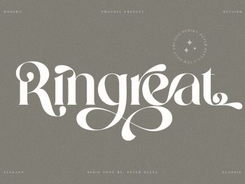 Ringreat Decorative Serif Font Yazı Tipi