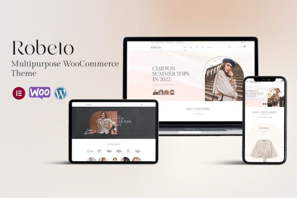 Robeto - Multipurpose WooCommerce Theme WordPress Teması