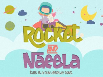 Rocket & Naeela - Playful Display Yazı Tipi