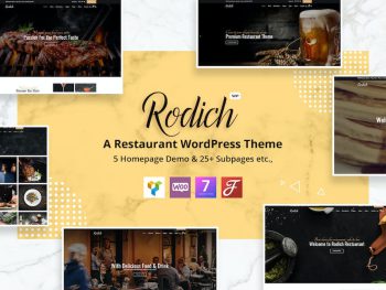 Rodich - A Restaurant WordPress Teması