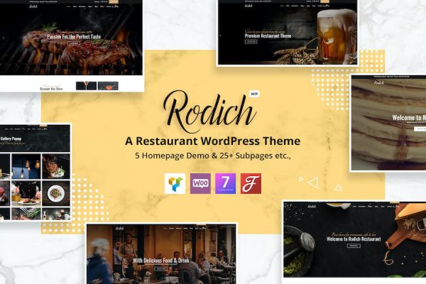 Rodich - A Restaurant WordPress Teması