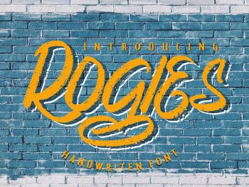 Rogies | Handwriten Font Yazı Tipi