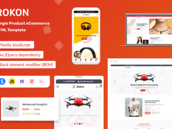 Rokon - Single Product eCommerce HTML Template Yazı Tipi