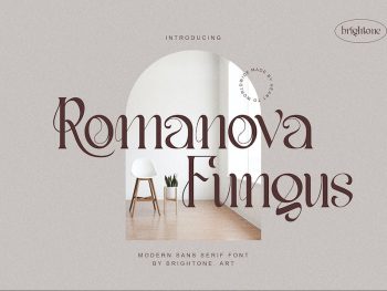Romanova Fungus - Stylish Yazı Tipi