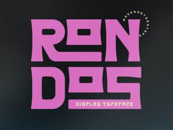 Rondos Display Typeface Font Yazı Tipi