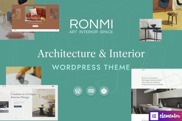 Ronmi - Architecture and Interior Design WordPress Teması